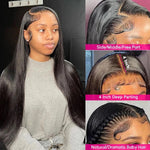 Load image into Gallery viewer, Glueless Wig Straight Lace Front Wigs