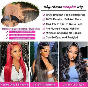 30 Inch Straight Lace 30 Inch (Pack of 1) 13X4 Straight Hair Lace Front Wig