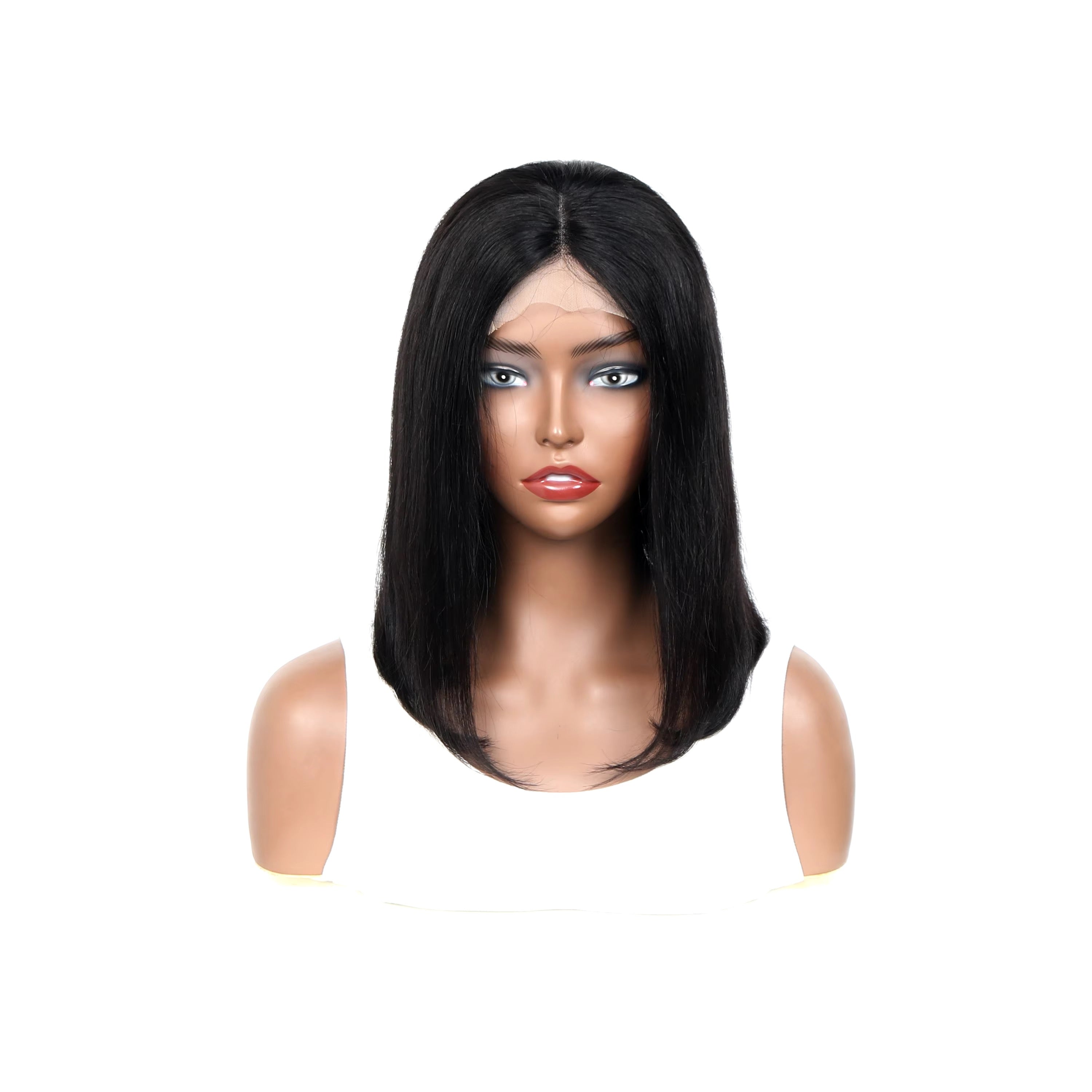 Bob Wig Brazilian Hair Lace Front Human Hair Wigs Short Bob Wig Pre Plucked