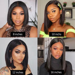 Load image into Gallery viewer, Bob Wig Brazilian Hair Lace Front Human Hair Wigs Short Bob Wig Pre Plucked
