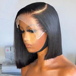 Load image into Gallery viewer, Bob Wig Brazilian Hair Lace Front Human Hair Wigs Short Bob Wig Pre Plucked
