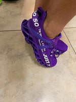 Load image into Gallery viewer, Purple Tennis Shoes
