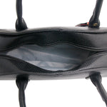 Load image into Gallery viewer, Black Leather Half Moon Bag
