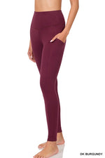 Load image into Gallery viewer, BETTER COTTON WIDE WAISTBAND POCKET LEGGINGS
