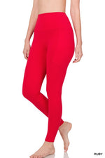 Load image into Gallery viewer, BETTER COTTON WIDE WAISTBAND POCKET LEGGINGS
