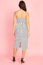 Load image into Gallery viewer, Polka dot tube dress
