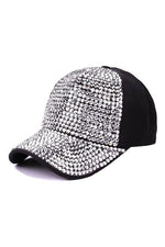 Load image into Gallery viewer, Front Embellished Bling Rhinestone Baseball Cap
