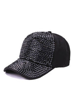 Load image into Gallery viewer, Front Embellished Bling Rhinestone Baseball Cap
