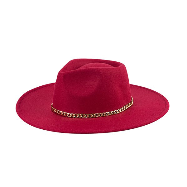 FASHIONISTA CHAIN FEDORA