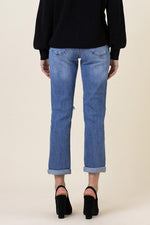 Load image into Gallery viewer, Distressed Boyfriend Jeans
