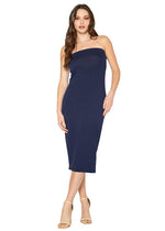 Load image into Gallery viewer, Bellatrix Tube Top Bodycon Midi Dress
