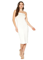 Load image into Gallery viewer, Bellatrix Tube Top Bodycon Midi Dress
