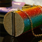 Load image into Gallery viewer, Rainbow Rhinestone Purse
