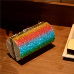 Load image into Gallery viewer, Rainbow Rhinestone Purse
