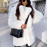 Load image into Gallery viewer, Winter Warm Faux Fur Coat
