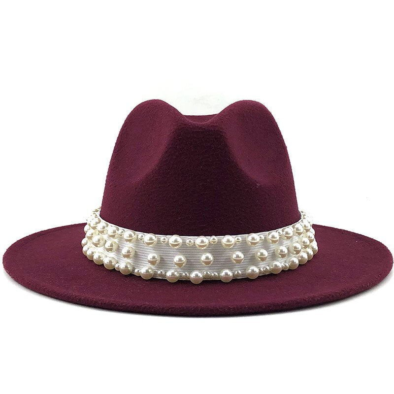 Burgundy Fashion Hat