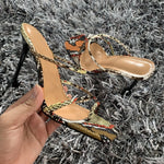 Load image into Gallery viewer, FASHION HEELS SANDALS
