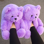 Load image into Gallery viewer, Teddy Bear Slippers
