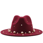 Load image into Gallery viewer, Burgundy Fashion Hat
