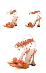 Load image into Gallery viewer, FASHION HEELS SANDALS
