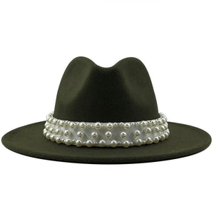 Dark Green Fashion Hat