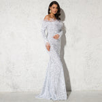 Load image into Gallery viewer, White Shiny Sequin Feather Velvet Party Dress
