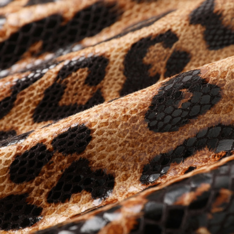 Vintage Leopard Trench Jacket