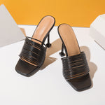 Load image into Gallery viewer, FASHION HIGH HEELS SANDALS
