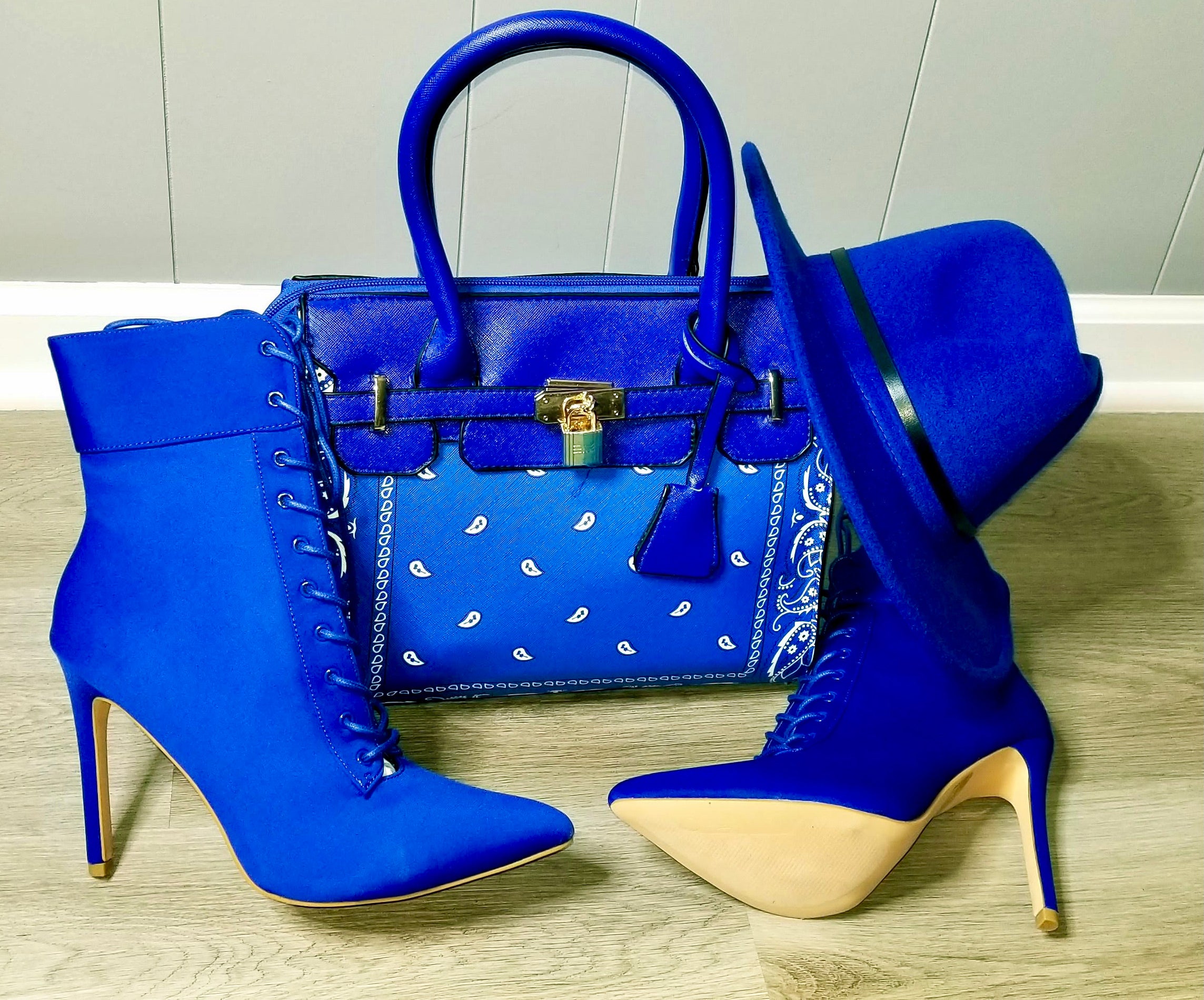 Fashion Luxury Royal Blue Set 3/pcs