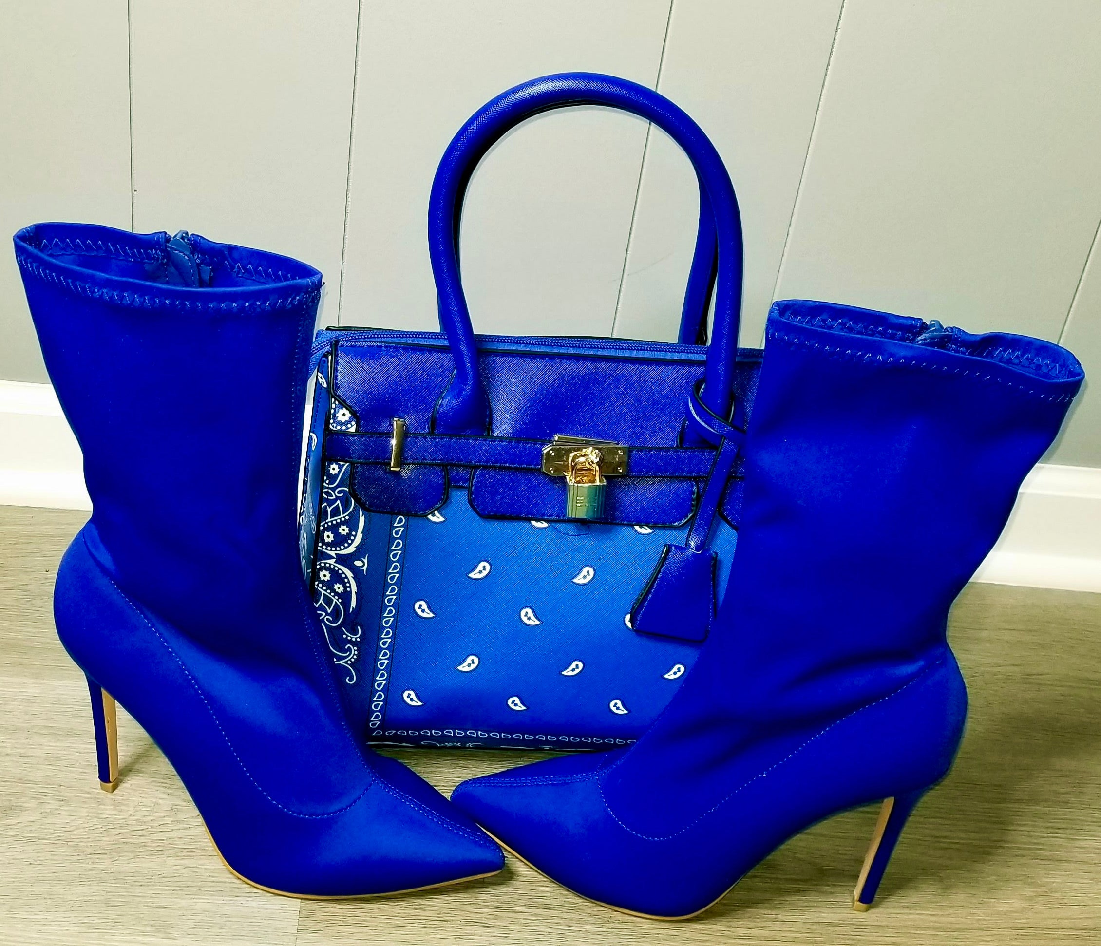 Fashion Luxury Royal Blue Set 2/pcs