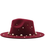 Load image into Gallery viewer, Burgundy Fashion Hat
