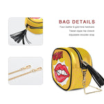 Load image into Gallery viewer, Chain bags for Woman! Sexy Red Lips High Quality Fashion PU Leather.
