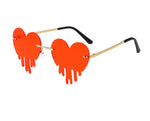 Load image into Gallery viewer, Rimless Heartbreak Sunglasses
