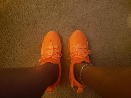 Orange Tennis Shoes