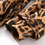 Load image into Gallery viewer, Vintage Leopard Trench Jacket
