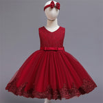 Load image into Gallery viewer, Lace Dresses Kids Flower Elegant
