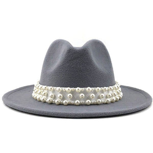 Gray Fashion Hat