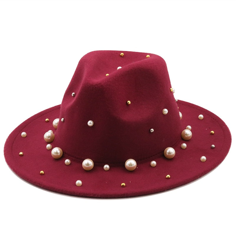 Burgundy Fashion Hat