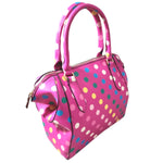 Load image into Gallery viewer, Turquoise Polka Dot Handbag Set
