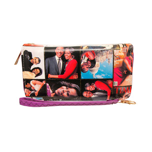 Purple Michelle Obama Wallet