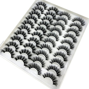 20 Pairs 18-25 mm 3d Mink Lashes