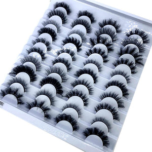 20 Pairs 18-25 mm 3d Mink Lashes