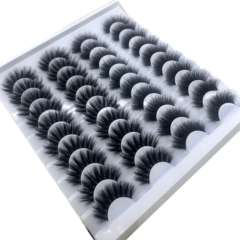 20 Pairs 18-25 mm 3d Mink Lashes