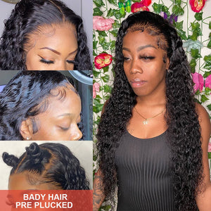 Water Wave Lace Front Wig Full Lace Front Human Hair Wigs