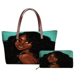 Load image into Gallery viewer, Handbag With Matching Wallet 2pc/set
