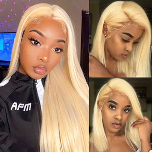 Blonde Lace Front Wig Human Hair