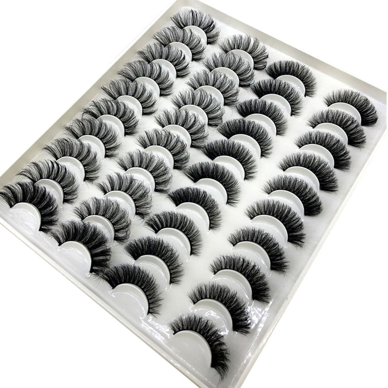 20 Pairs 18-25 mm 3d Mink Lashes