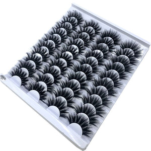 20 Pairs 18-25 mm 3d Mink Lashes