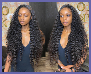 Loose Deep Wave HD Frontal Wigs Curly