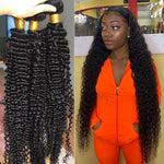 Load image into Gallery viewer, Brazilian Hair Deep Curly Hair Bundles 100% Natural Human
